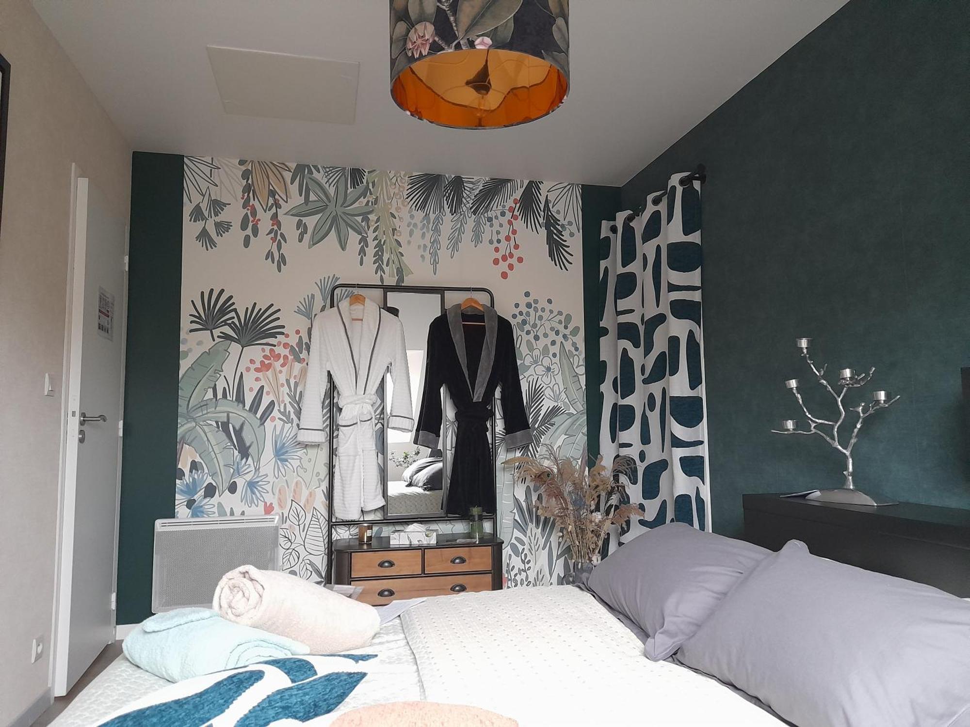 Chambre Dans Un Ecrin De Verdure Angrie Екстериор снимка